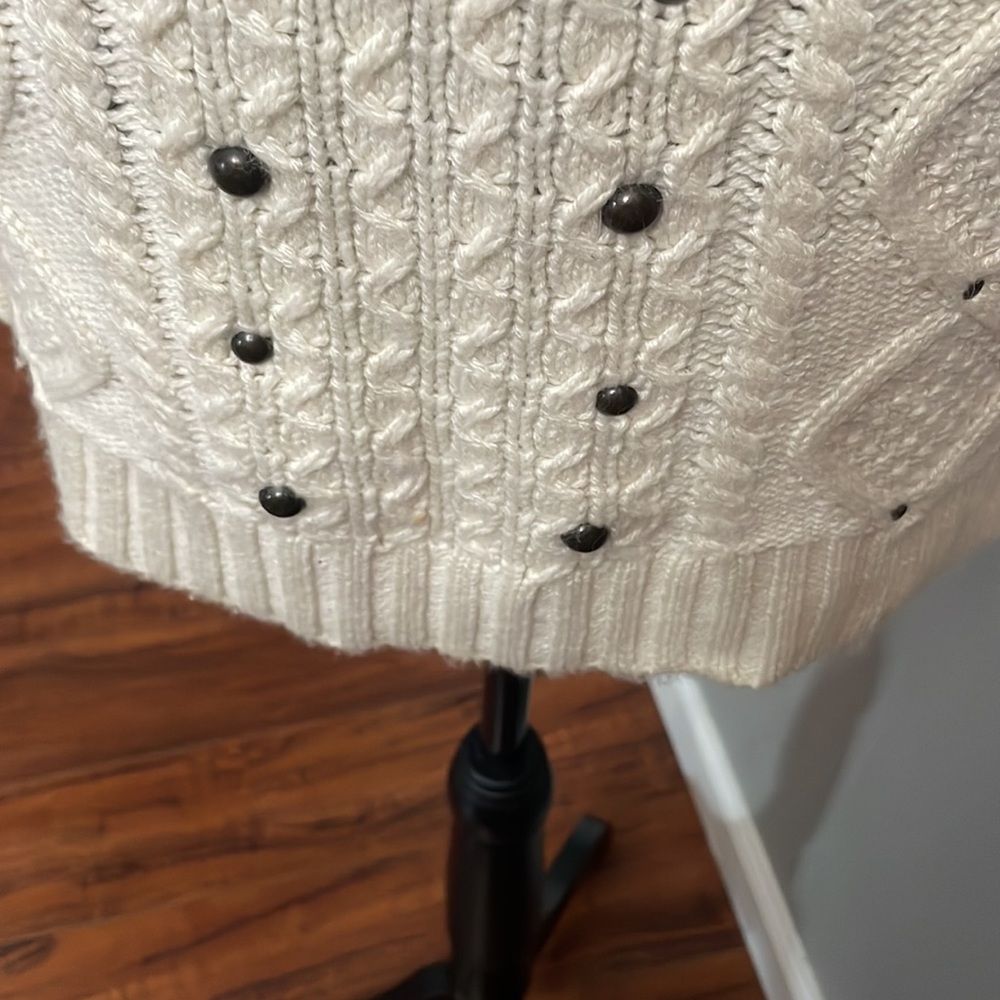 Cream American Eagle Sweater - Picture 4 of 11